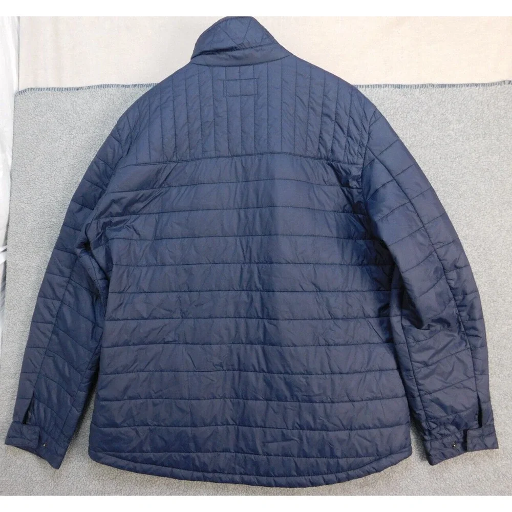 Slate & Stone Men's XL Navy Lightweight Quilted Puffer Coat Jacket